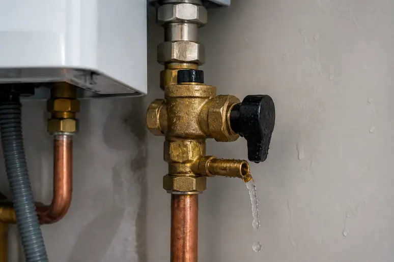 soupape de decharge disconnecteur chaudiere qui fuit