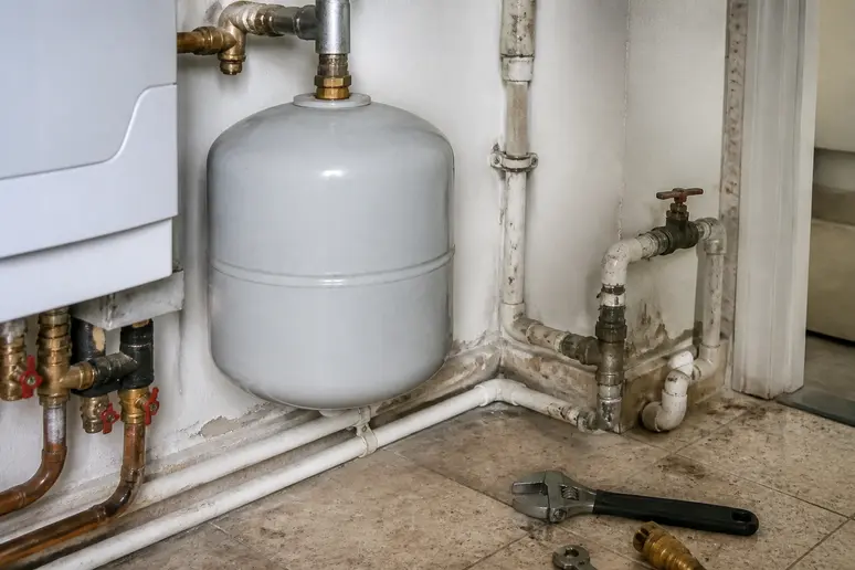 composants chauffage vase expansion et soupape securite