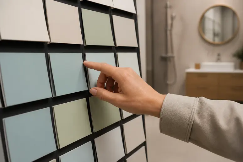 Choix de couleurs pour une salle de bain : nuancier de peintures douces pour une ambiance apaisante et peinture-pour-salle-de-bain.